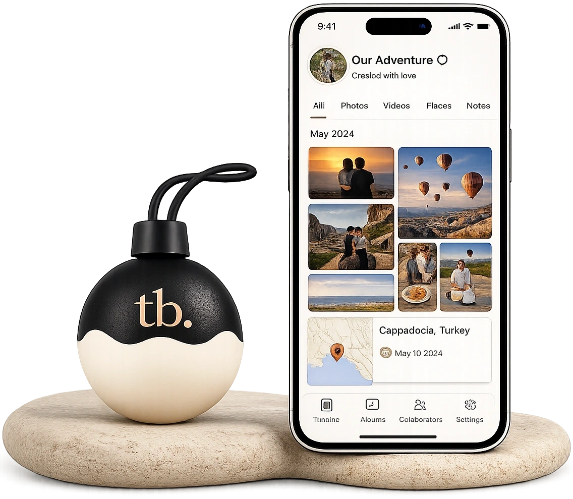 Travelball NFC Keychain and App